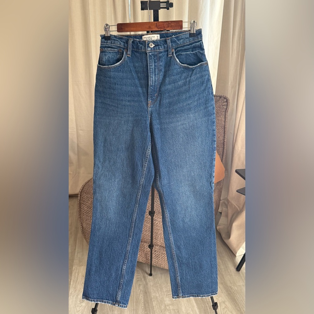Abercrombie & Fitch High Rise Blue Jeans